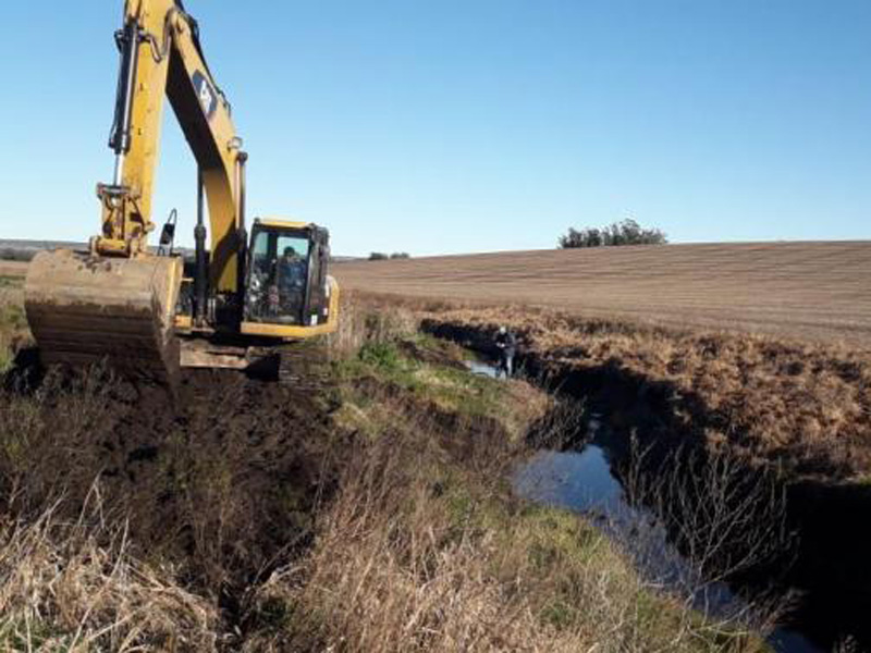 Obras para evitar inundaciones en Sierra de los Padres y El Paraíso