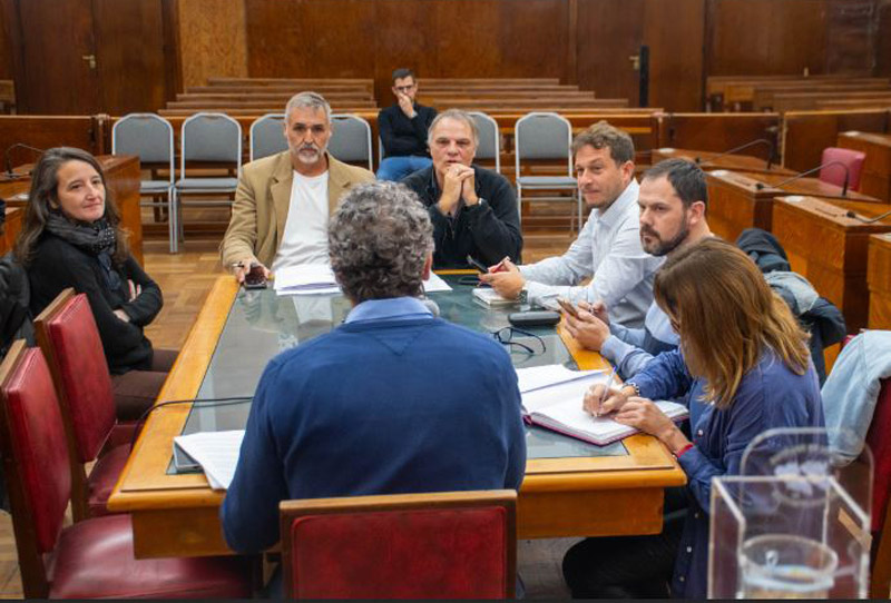 La Comisión de Obras recibió a Colegios Profesionales