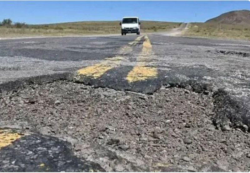 Denuncian que casi el 75% de la red vial nacional está en estado regular o malo