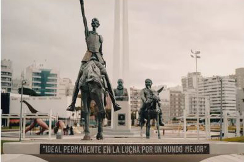 Finalizó la puesta en valor del monumento a Cervantes