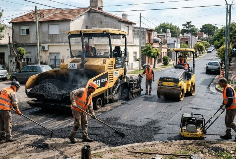 Un plan de obras de 4 años para los barrios