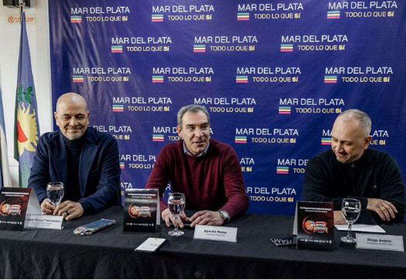 Presentaron el Primer Congreso Internacional de Básquet en Mar del Plata
