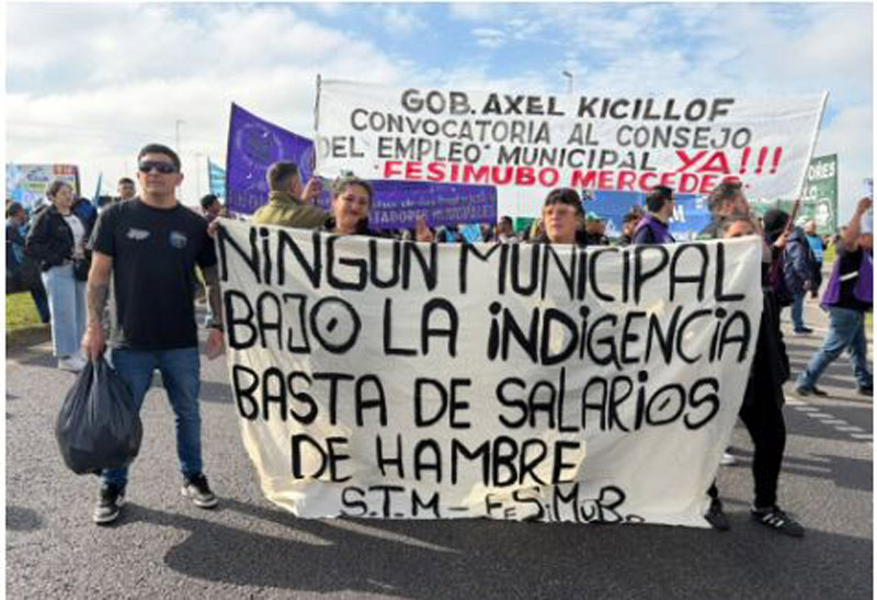Municipales bonaerenses inician plan de lucha