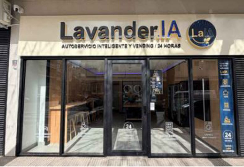 Abrió una lavandería con IA y sin empleados